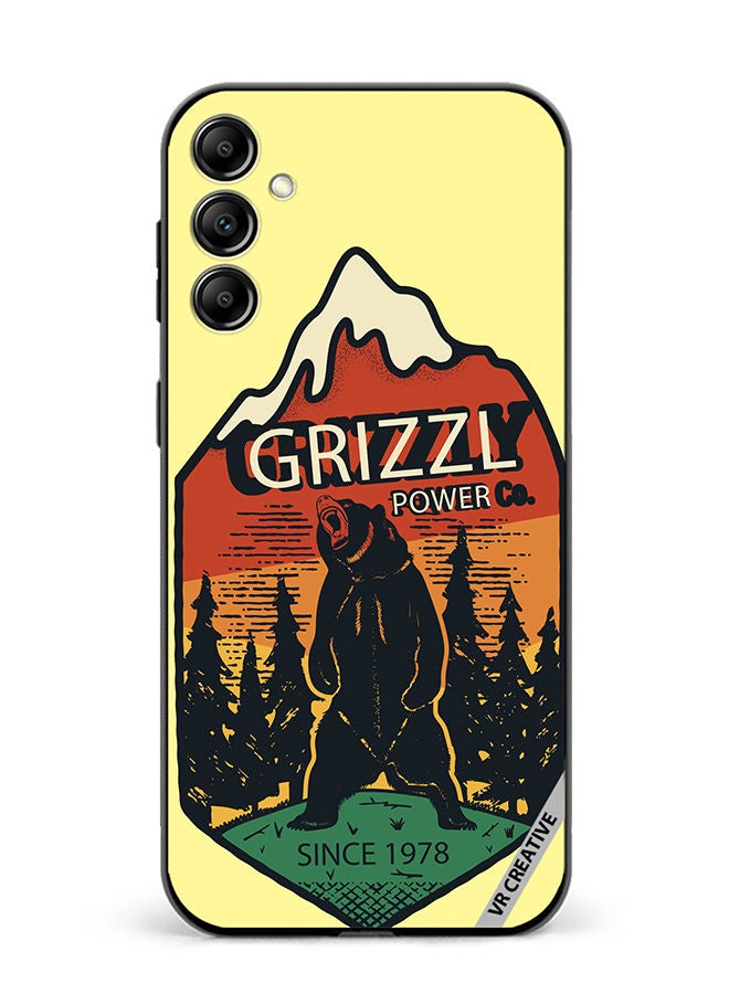 VR CREATIVE Protective Case Cover For Samsung Galaxy M14 Grizzly Bear Design Multicolour - Image 1