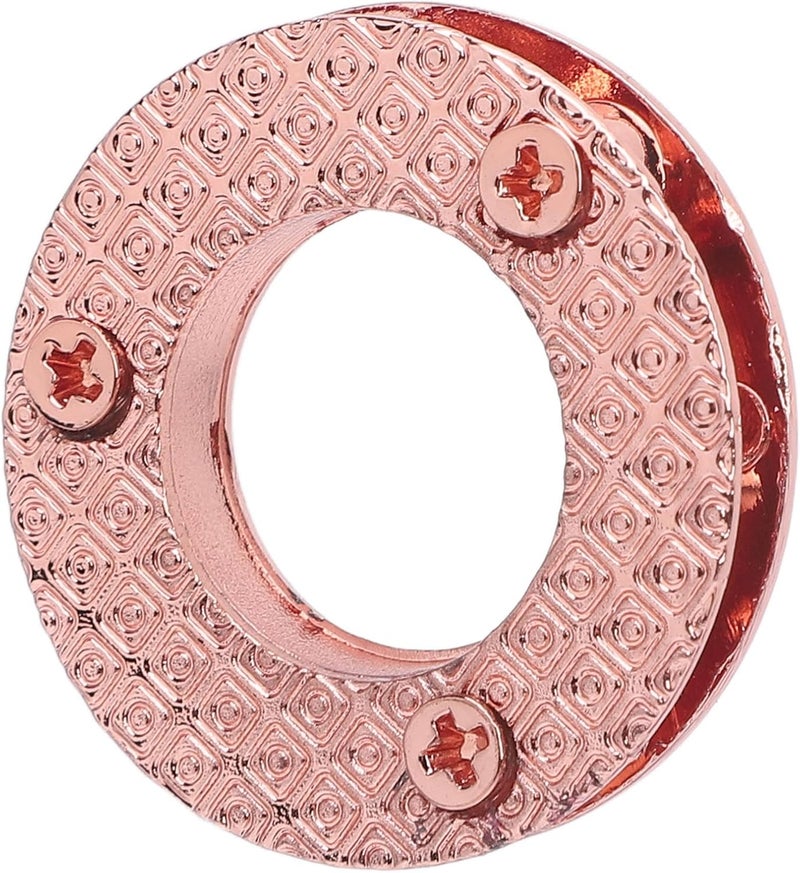 15.7mm Leather Grommets, Alloy Double Sided Round Metal Eyelets, 10Pcs - Rust, Easy Installation, Ideal for Leather Craft and Shoelace Belt Projects (Rose Gold) - Image 4