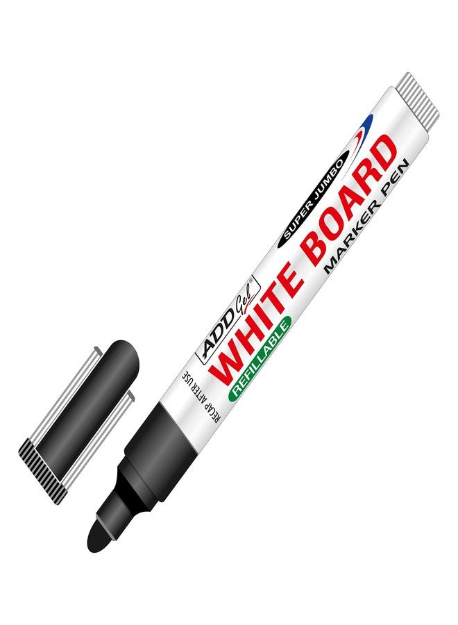 Add Gel WhiteBoard Marker Black Set of 20 Markers Pens - Image 3