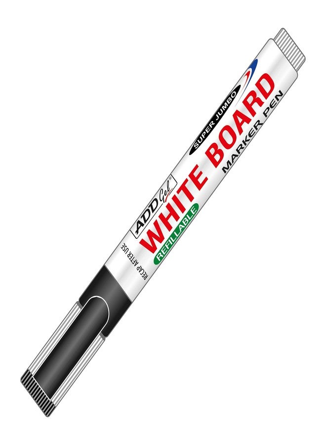 Add Gel WhiteBoard Marker Black Set of 20 Markers Pens - Image 2