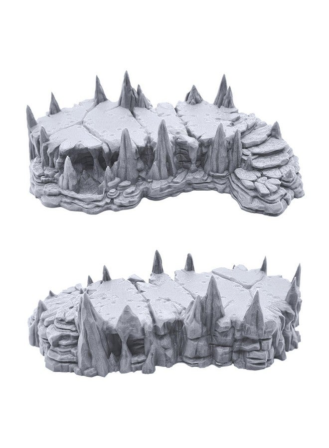 EnderToys Raised Caverns by Printable Scenery, 3D Printed Tabletop RPG Scenery and Wargame Terrain 28mm Miniatures - Image 4