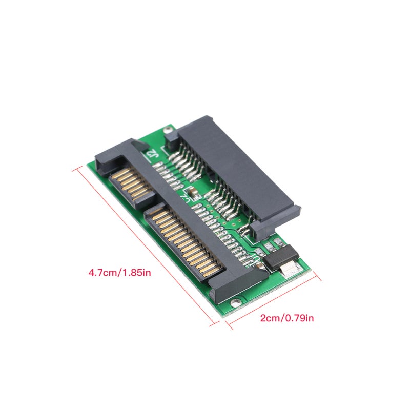1.8in Micro SATA to SATA 2.5 SSD Hard Drive Disk Adapter Card for Laptop Computer Converter Card with Built-in IC Chip - Image 2