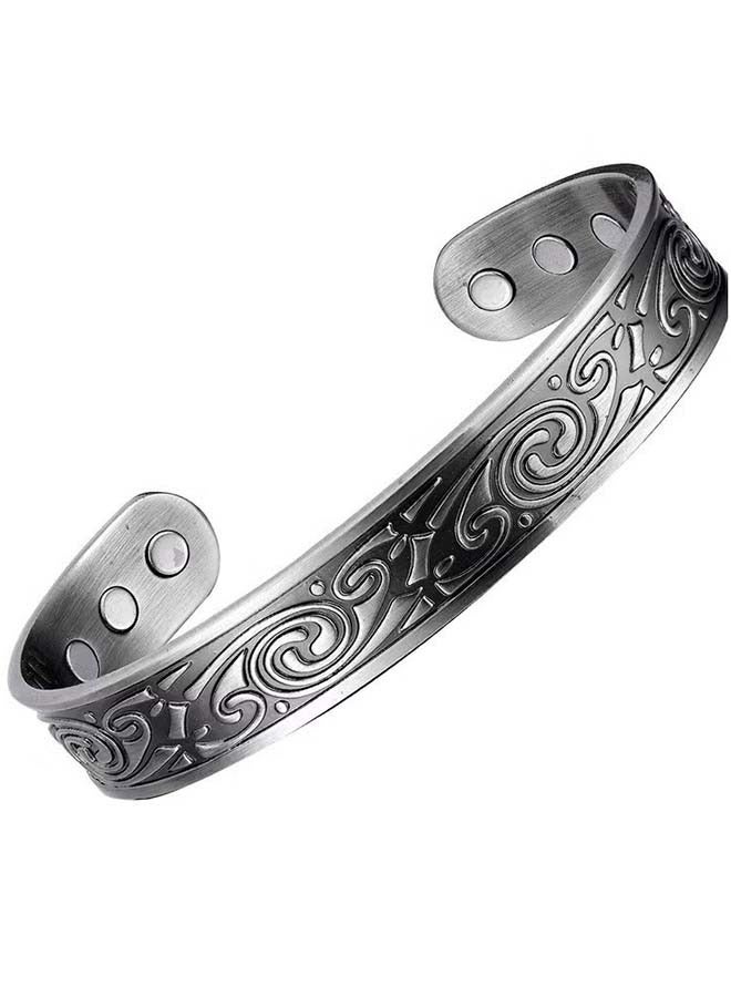 YIM-VIBEHAUS Copper Bracelet Magnetic Bracelet Adjustable Bangle for Men and Women  - Image 1