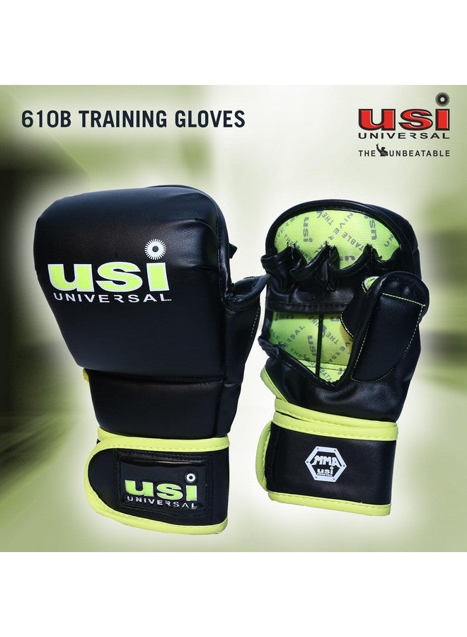 USI UNIVERSAL قفازات تدريب MMA العالمية من USI، قفازات تدريب الملاكمة 618F، قفازات تدريب الكاراتيه، قفازات كاراتيه للرجال والنساء، PU سميك، حشوة ممتصة للصدمات، إغلاق بخطاف وحلقة (S/M) - Image 2