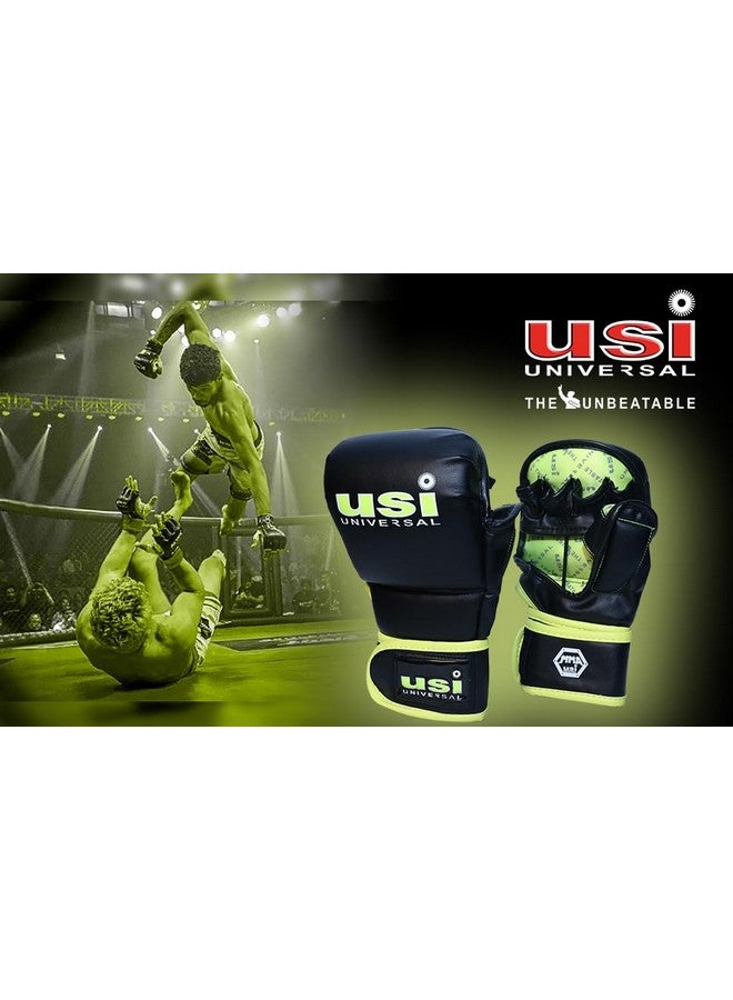 USI UNIVERSAL قفازات تدريب MMA العالمية من USI، قفازات تدريب الملاكمة 618F، قفازات تدريب الكاراتيه، قفازات كاراتيه للرجال والنساء، PU سميك، حشوة ممتصة للصدمات، إغلاق بخطاف وحلقة (S/M) - Image 5
