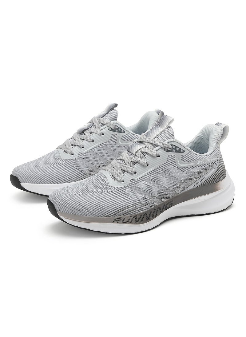Sky View Men's Colorblock Sneakers Wide Walking Shoes Lightweight Slip on Sneakers Breathable Wide Athletic Running Shoes For Men