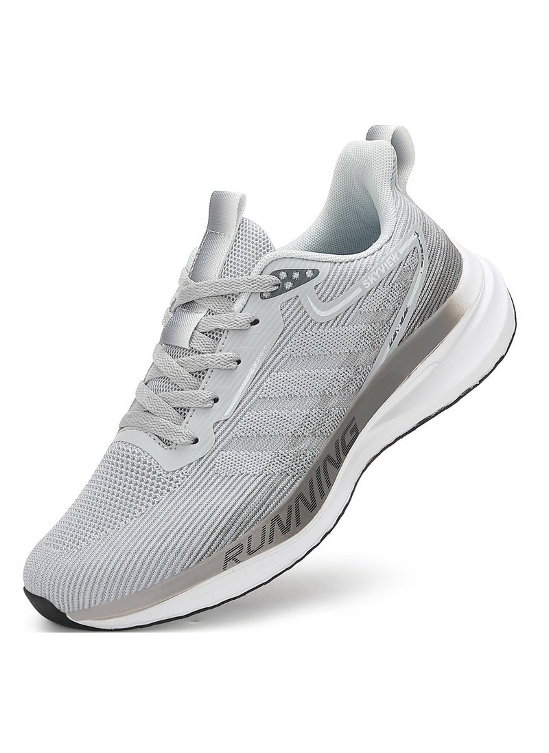 Sky View Sky View Men's Colorblock Sneakers Wide Walking Shoes Lightweight Slip on Sneakers Breathable Wide Athletic Running Shoes For Men  - Image 1