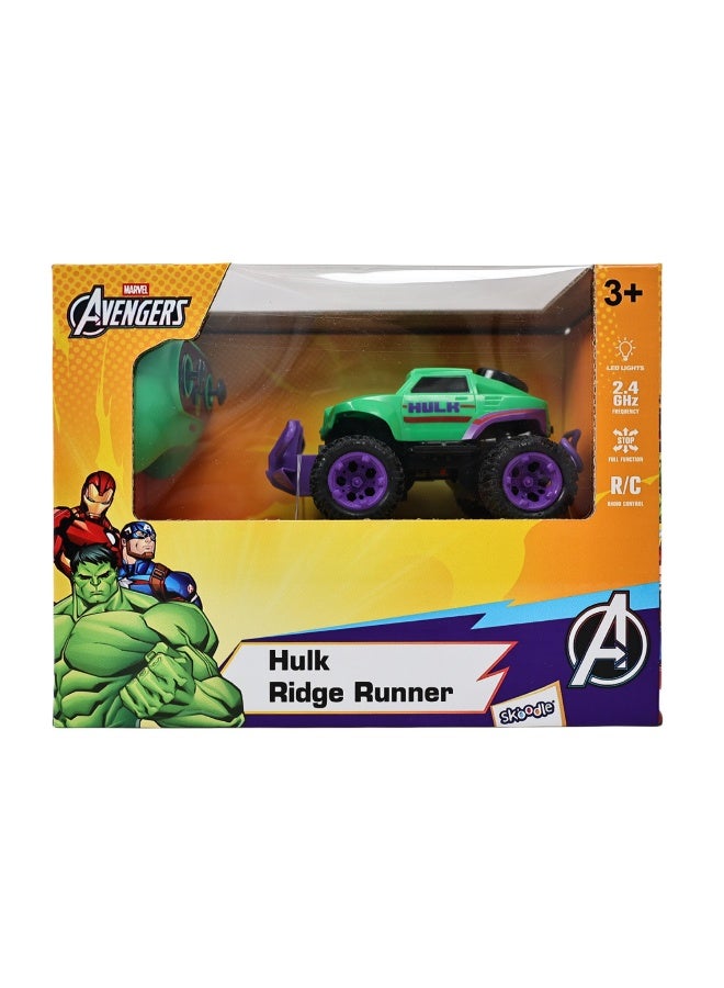 Marvel Hulk Ridge Runner | 2.4 GHz Frequency | R/C Remote Control | Full Function | Age 3+ - Image 3