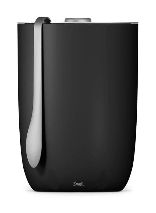 S'well Ice Bucket with Tongs, 68oz, Onyx - Image 2