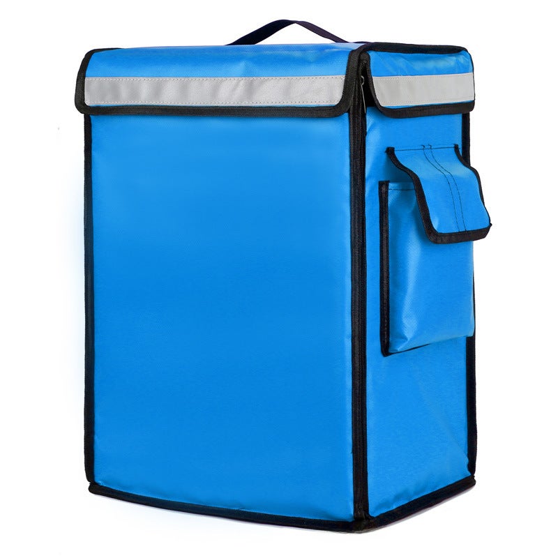 42L Insulated Delivery Backpack, Thermal Cooler, Waterproof Blue