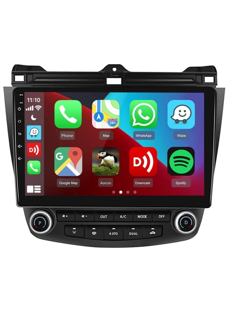 Android Car Stereo for Honda Accord 2003 2004 2005 2006 2007 2GB RAM 32GB ROM Mirror-Link Wi-Fi BT, Radio GPS Navigation, 10 Inch IPS Touch Screen with Backup Camera Included - Image 1