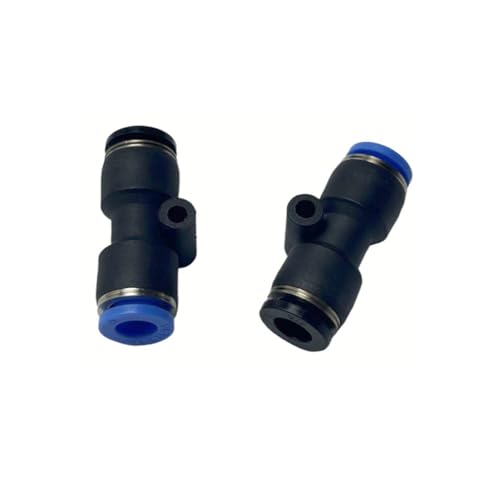 VETLEY PNEUMATIC Push to Connect Straight 14 inch Tube OD x 6MM OD Straight Reducer ConnectorTube Fitting Push Connector PG146Pack of 10 - Image 3