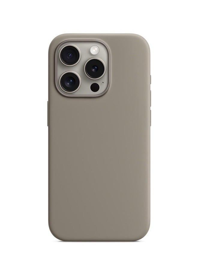 جراب سيليكون لهاتف iPhone 16 Pro، جراب حماية كامل للجسم بملمس حريري ناعم، غطاء مقاوم للصدمات - Image 1