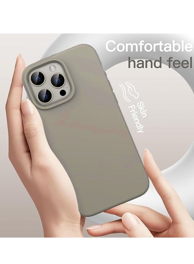 جراب سيليكون لهاتف iPhone 16 Pro، جراب حماية كامل للجسم بملمس حريري ناعم، غطاء مقاوم للصدمات - Image 2