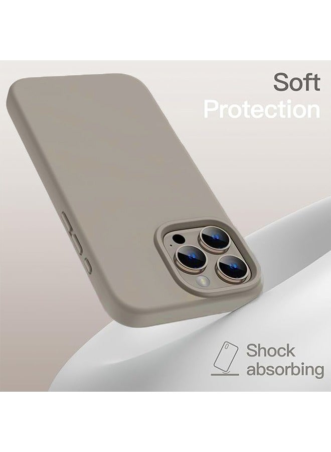 جراب سيليكون لهاتف iPhone 16 Pro، جراب حماية كامل للجسم بملمس حريري ناعم، غطاء مقاوم للصدمات - Image 3