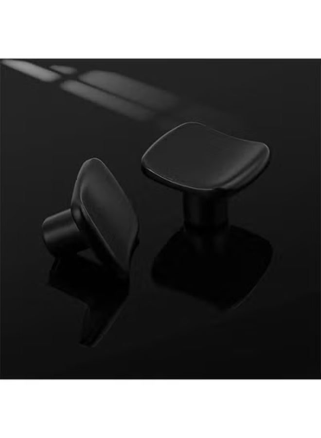 fantasize مقابض خزائن المطبخ بيضاوية، مقابض أدراج وخزائن ذات جودة، مقابض سحب لأبواب الخزائن، أدراج الحمام، 32 مم، 10 عبوات، أسود غير لامع - Image 4