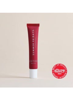 SUMMER FRIDAYS Tinted Lip Butter Balm - Conditioning Vegan Lip Balm for Instant Moisture, Shine & Hydration - Sheer-Tinted, Soothing Skincare - Cherry (.5 Oz)  - Image 2