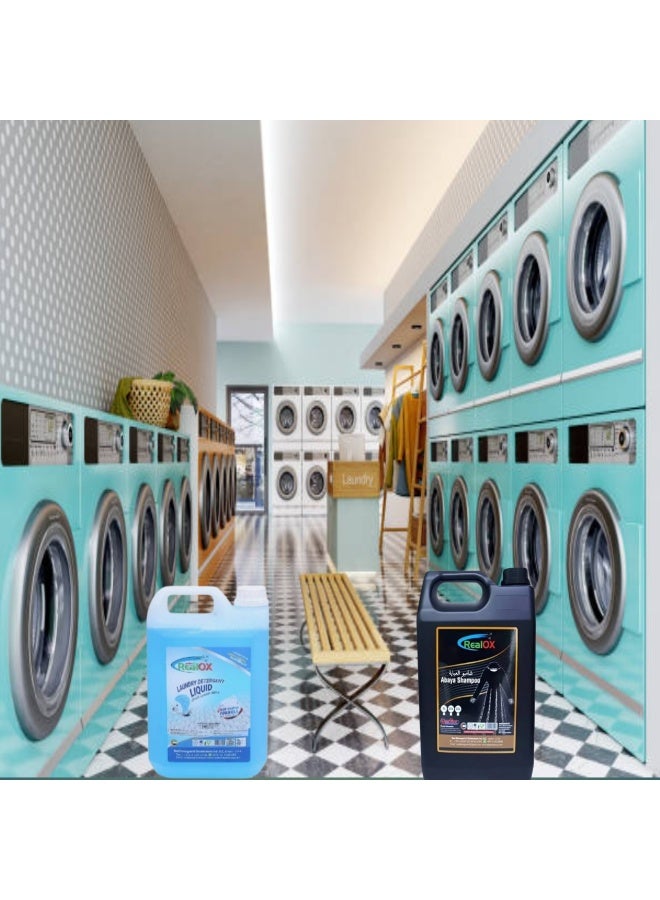Laundry Liquid Detergent 5L + Abaya Shampoo 5L Value Pack – Deep Cleaning Fabric Care & Gentle Abaya Wash Bundle - Image 5