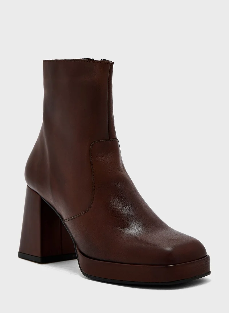 VERO MODA Squared High Heel Ankle Boot