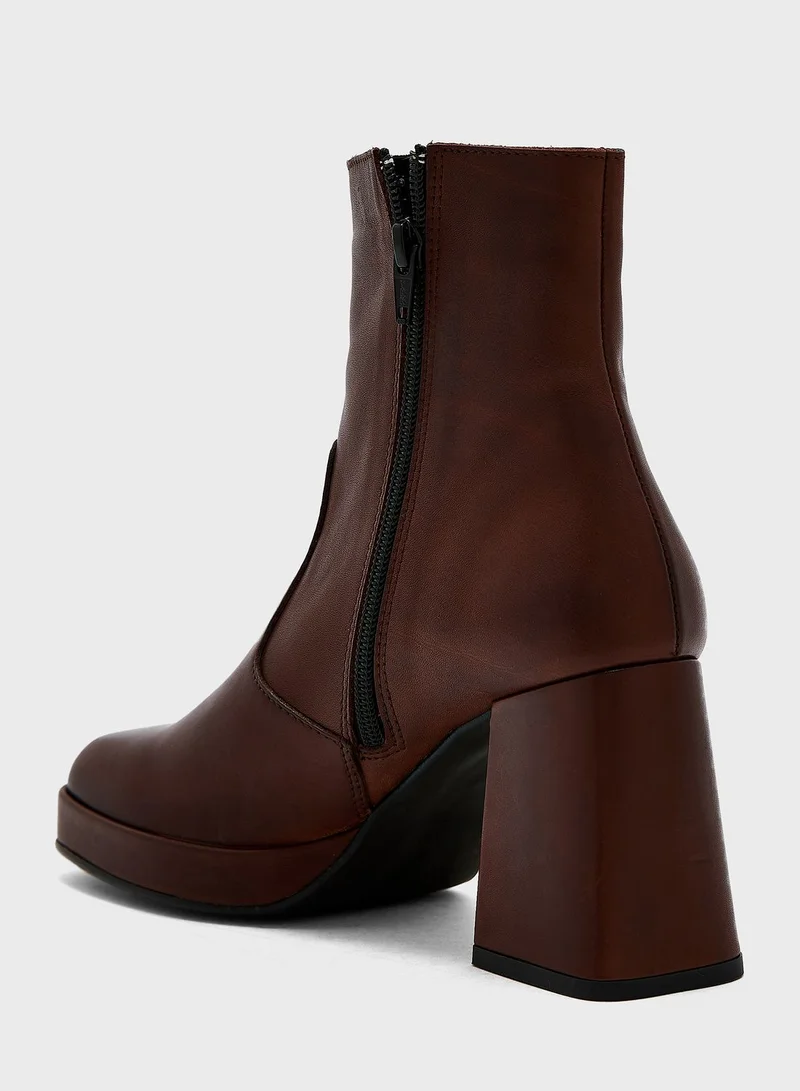 VERO MODA Squared High Heel Ankle Boot