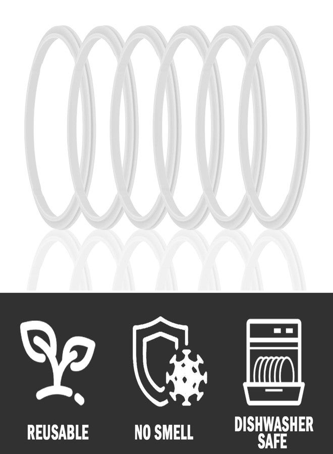 Greant 6 PCS Replacement Rubber Seal Fits Hydro Flask Wide Mouth Flex Caps, O Ring for Hydroflask, 2.2 inches Water Bottle Gasket Replacement (Fit Hydroflask Flex Cap) - Image 5