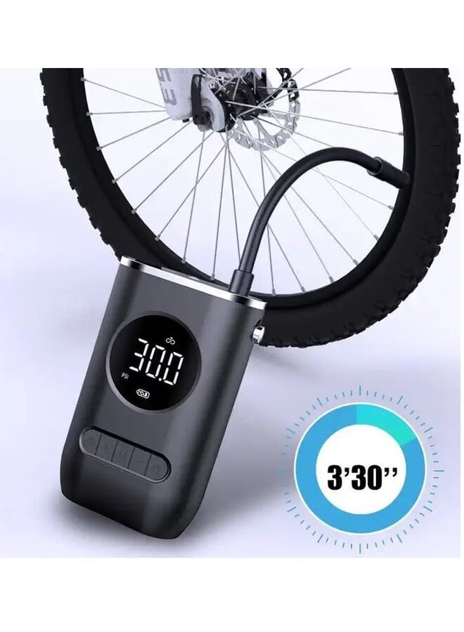 Denx Portable Compact Wireless Intelligent Digital Electric Air Inflator Pump Suitable For Bicycle Car Motorcycle Tires DX1791 - Image 4