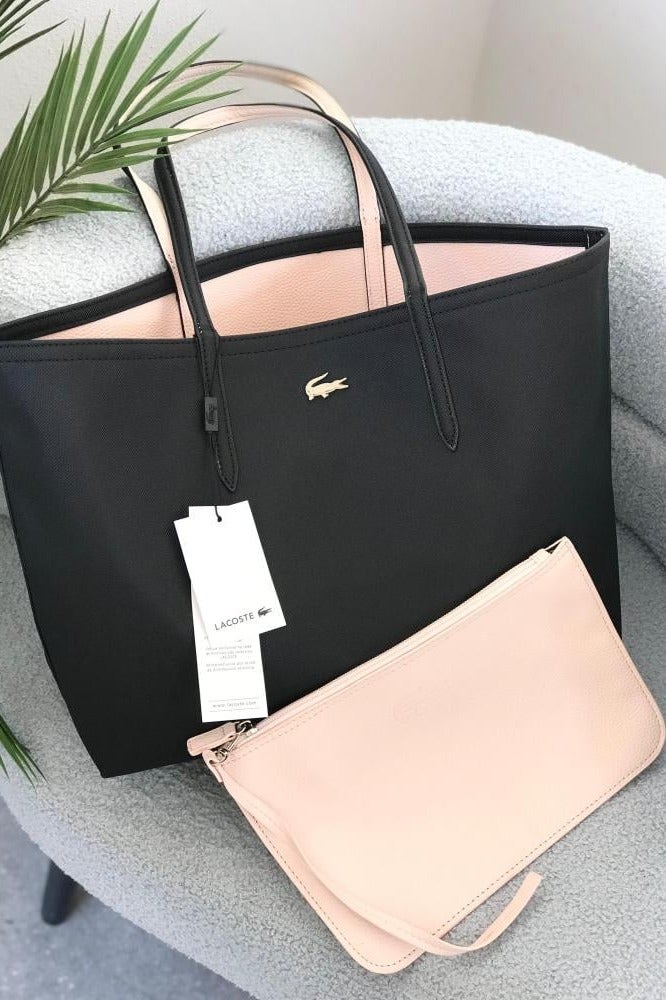 لاكوست حقيبة يد نسائية من لاكوست، ذات وجهين وسعة كبيرة، متعددة الاستخدامات، أنيقة - Image 1