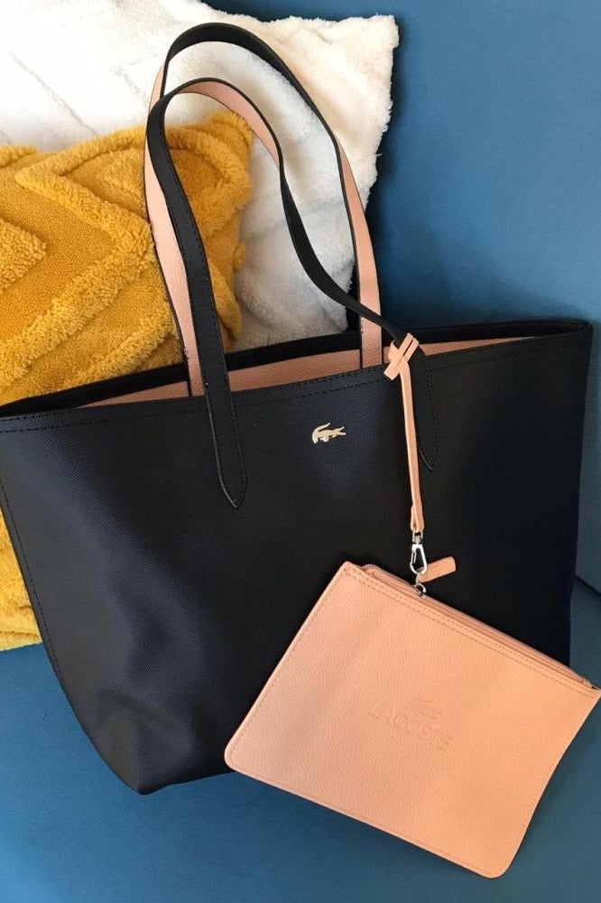 لاكوست حقيبة يد نسائية من لاكوست، ذات وجهين وسعة كبيرة، متعددة الاستخدامات، أنيقة - Image 2
