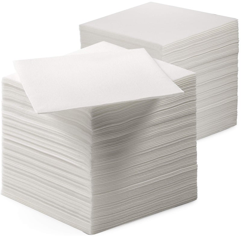 BloominGoods LinenFeel Lunch Napkins Disposable ClothLike Paper Napkins Soft And Absorbant Luncheon Napkins For Kitchen Parties Weddings Dinners or Events Pack of 200 - Image 3