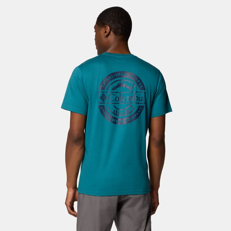 Columbia Green Men's Rapid Ridge Back Graphic T-Shirt for Men | Best Price UAE