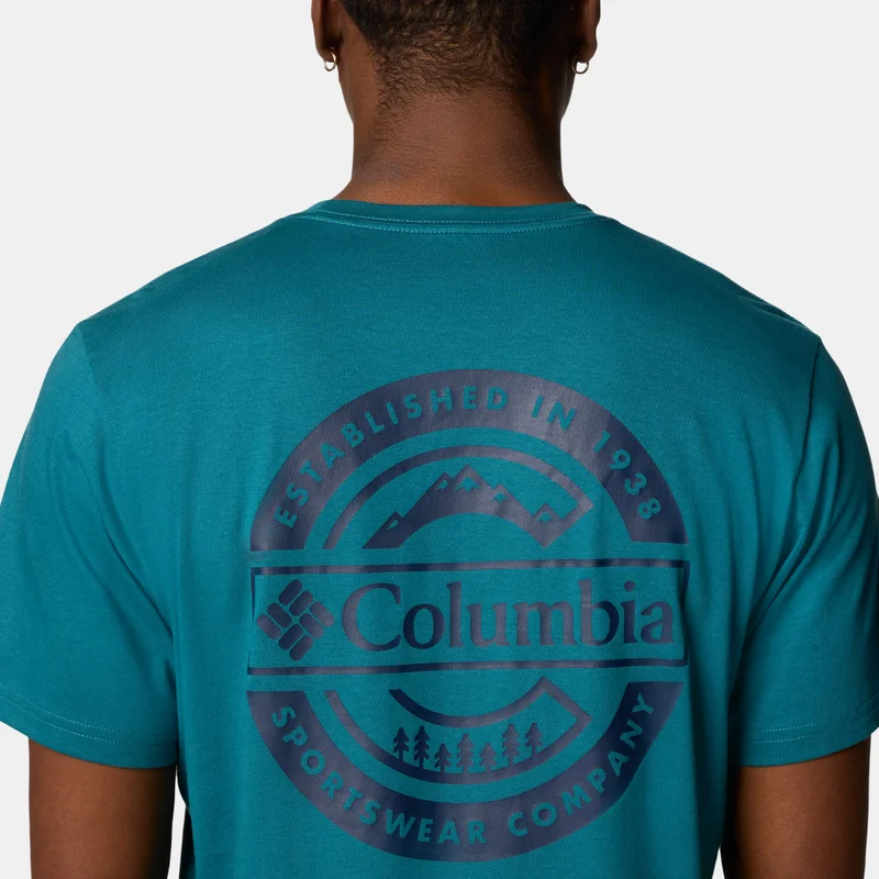Columbia Green Men's Rapid Ridge Back Graphic T-Shirt for Men | Best Price UAE