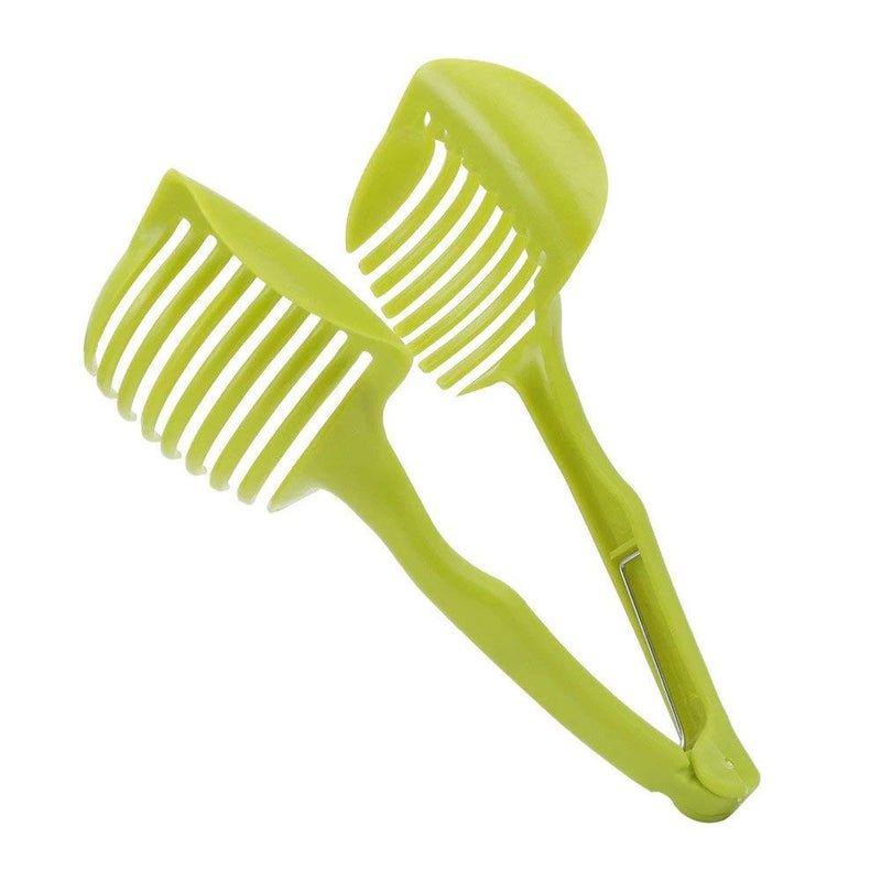 iDream iDream MultiFunctional HardGrip Holder Easy Slicing for Fruits Tomatoes Vegetables Lemons Sturdy Durable Kitchen Tool for Precise Cutting and Enhanced Safety  - Image 3