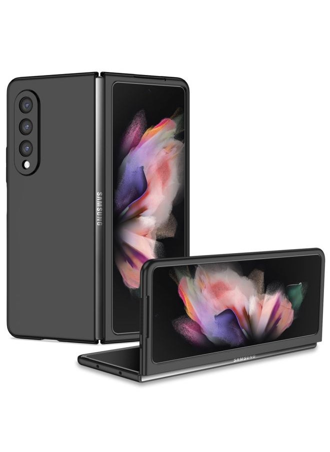 Generic Case Cover For Samsung Galaxy Z Fold3 5G Armor Foldable Phone Case Black 