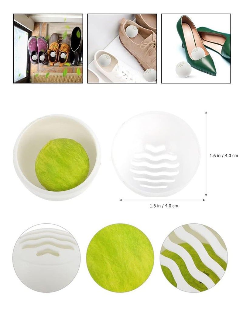 18 Shoe Deodorizing Balls Set, Portable Deodorizing Balls Indoor Long Lasting Deodorizing Fresh, Shoe & Sock Sweat Odor Eliminator Cabinet/Closet Freshener Home Deodorizing Supplies  - Image 3