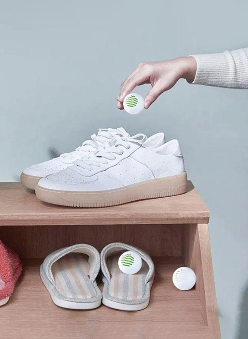 18 Shoe Deodorizing Balls Set, Portable Deodorizing Balls Indoor Long Lasting Deodorizing Fresh, Shoe & Sock Sweat Odor Eliminator Cabinet/Closet Freshener Home Deodorizing Supplies  - Image 5