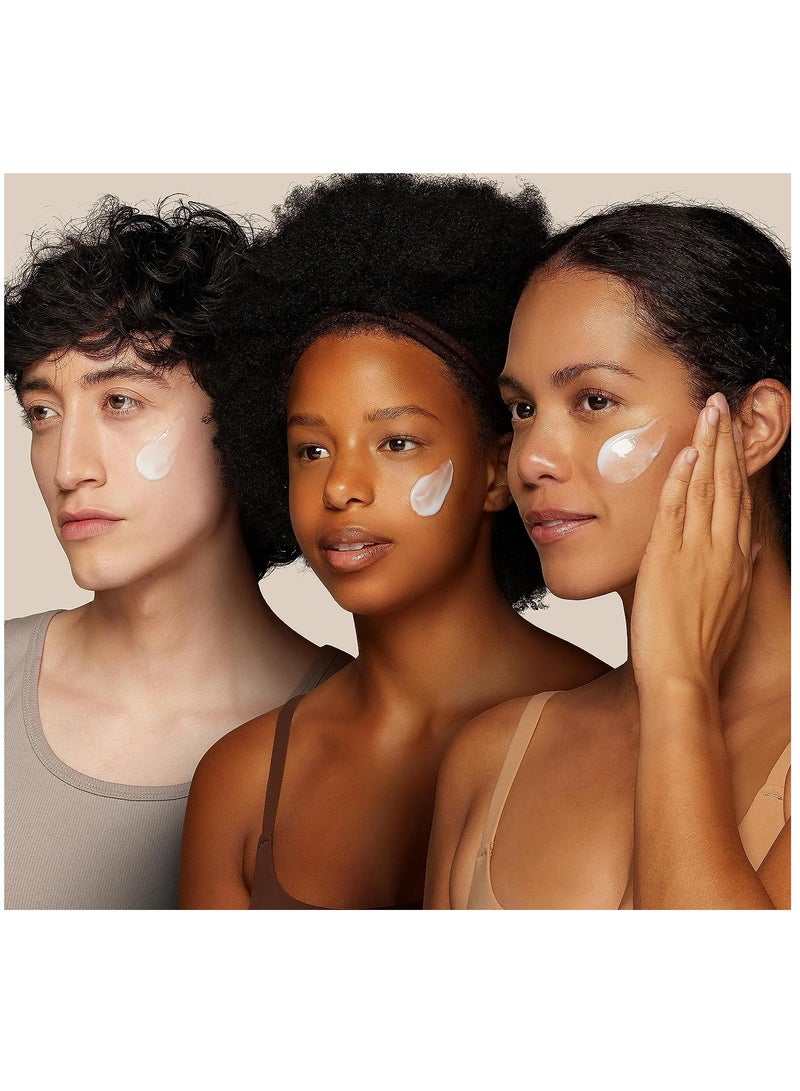 elf e l f SKIN Pure Skin Moisturiser Creamy Weightless Daily Moisturiser For A Hydrated Looking Complexion Made With Oat Milk Allantoin Niacinamide - Image 5