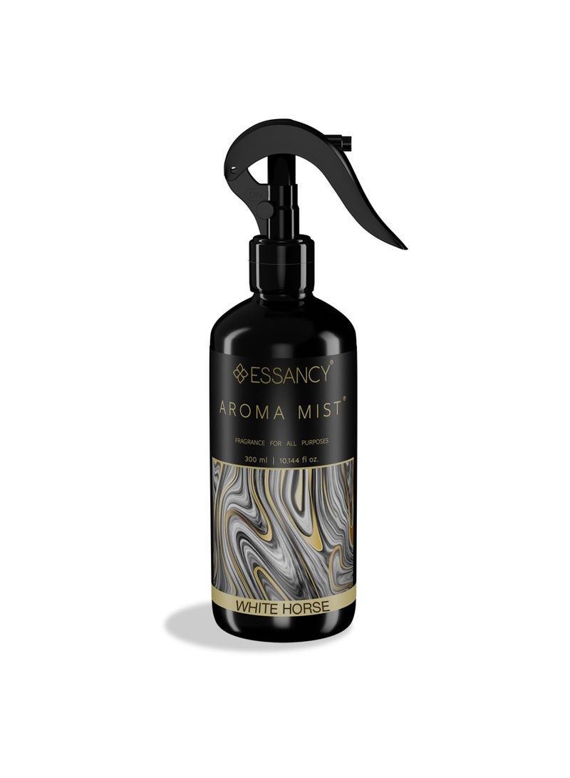 Essancy White Horse – Aroma Mist Premium Air Freshener 300ml - Image 1