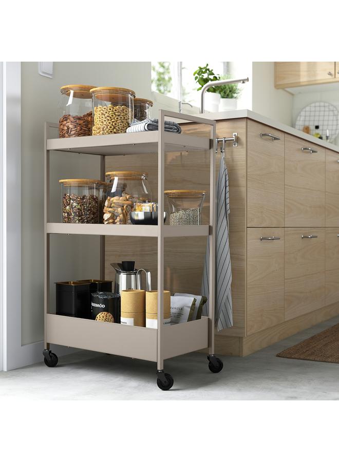 زبون عربة، بيج، 50.5X30X83 سم - Image 3