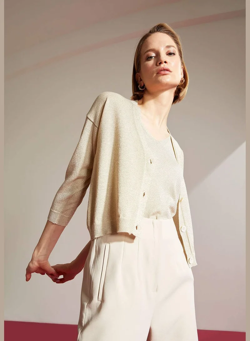 DeFacto Woman Tricot Regular Fit Regular Cardigan
