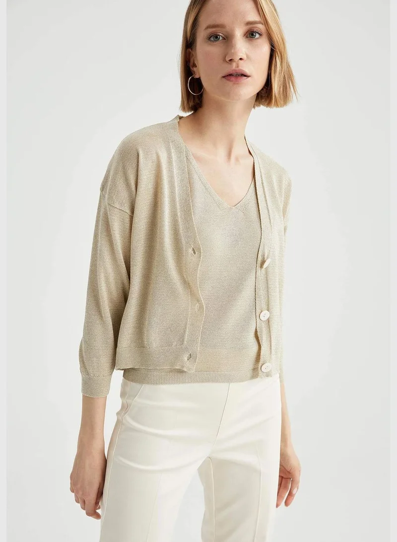 DeFacto Woman Tricot Regular Fit Regular Cardigan