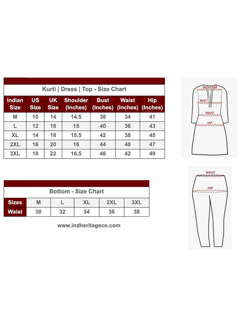IndHeritage Chikankari purple colour, cotton 3 piece kurti set - IDH00214  - Image 2