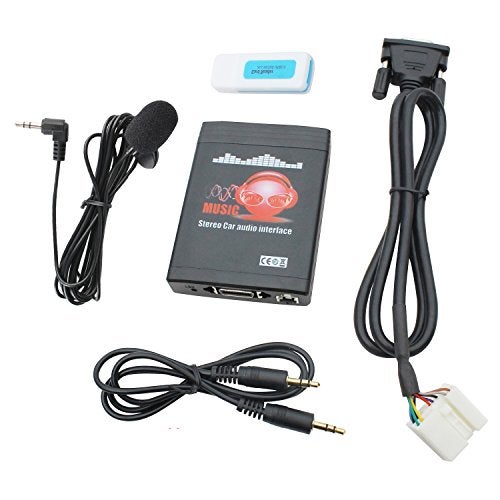 Yomikoo Bluetooth Car Kit, 3 in 1 Car Audio Input Adapter with AUX USB Bluetooth for Honda Accord Civic CRV Odyssey Fit Pilot Element Ridgeline Acura MDX TSX CSX - Image 1