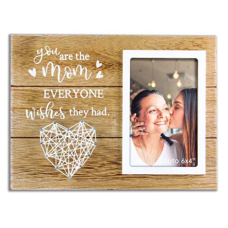 VILIGHT Mom Picture Frame Gifts from Daughter Son  You Are The Mom Everyone Wishes They Had  4x6 Photo