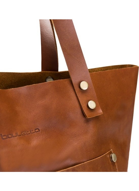 PLM - Moon Leather Women's Bag Large Size G19 Tan - Image 1