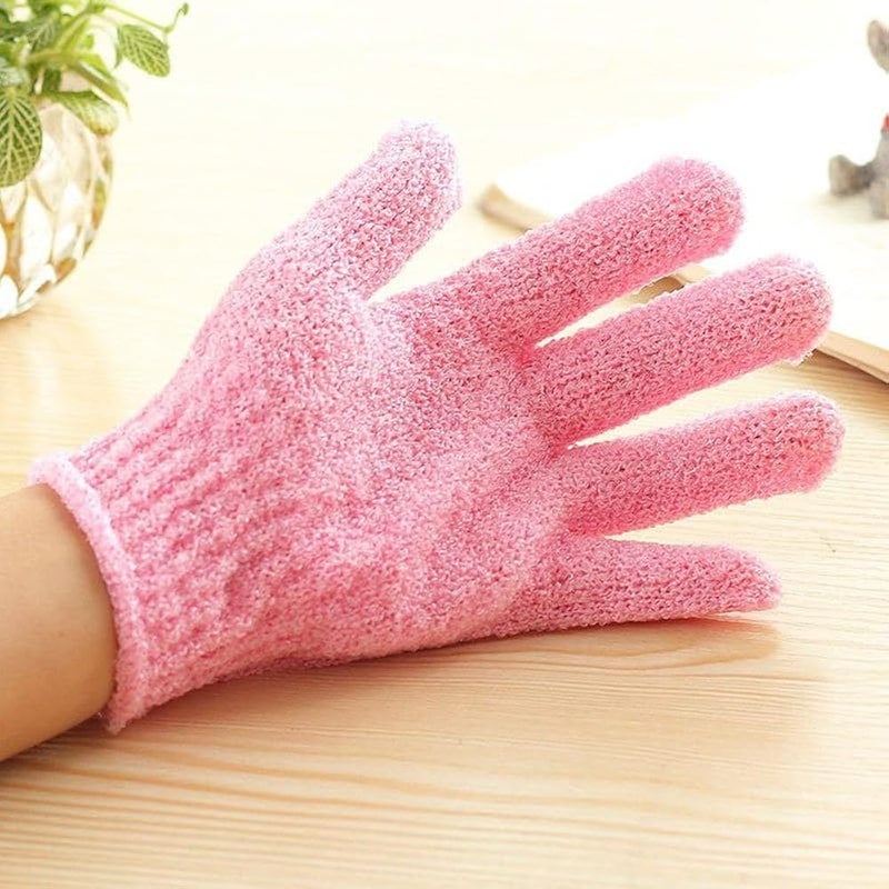 Bath Exfoliating Gloves 3 Pairs – Premium Shower Exfoliator Mitts for Smooth Skin, Reusable Body Scrub Gloves for Men & Women, Improves Absorption of Skincare Products, Durable Design - Image 2