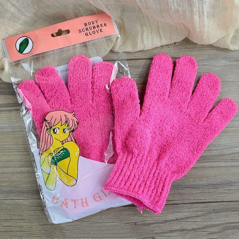 Bath Exfoliating Gloves 3 Pairs – Premium Shower Exfoliator Mitts for Smooth Skin, Reusable Body Scrub Gloves for Men & Women, Improves Absorption of Skincare Products, Durable Design - Image 5