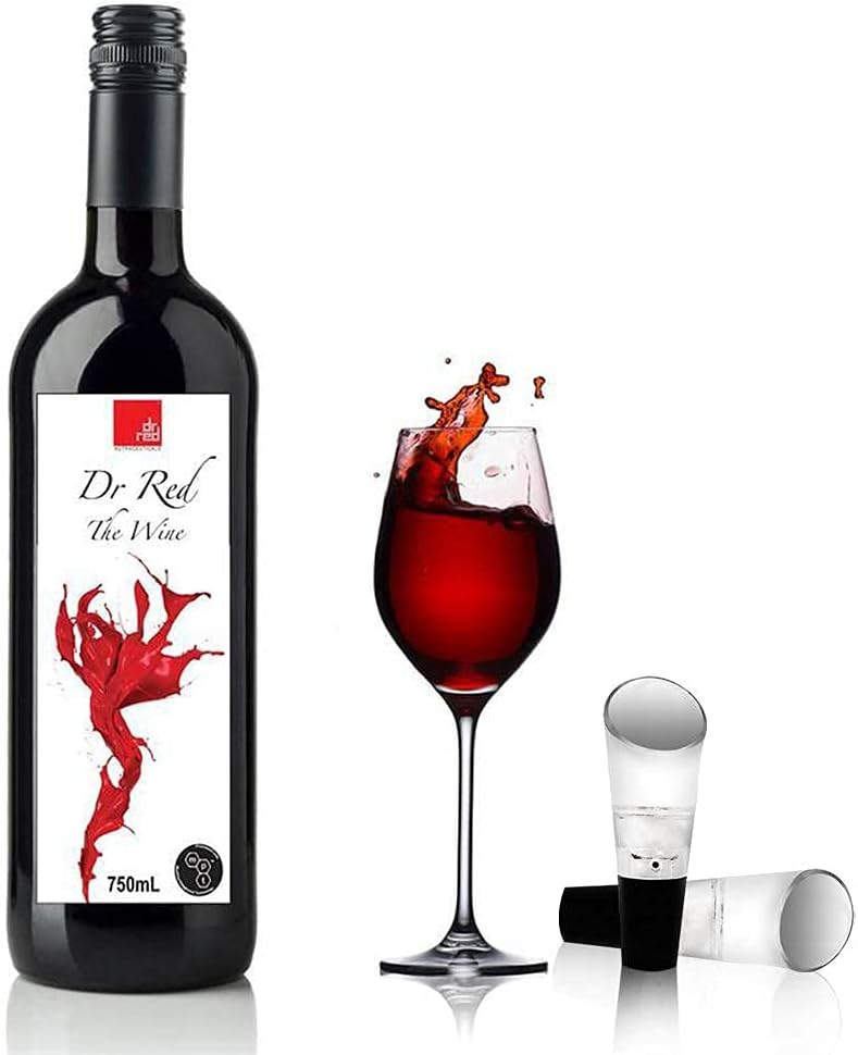 Trovety Aerators For Wine – 2-in-1 Diffuser Oxygenator and Pouring Dispenser for Enhanced Smoother Flavors of Red Wines – Silicone Aeration Breather (2 Pack Wine Aerator Pourer) - Image 5