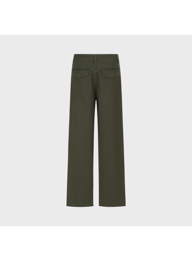 Zara men's Minimalist Solid Color Comfortable Commuting Versatile Casual Pants - Image 3