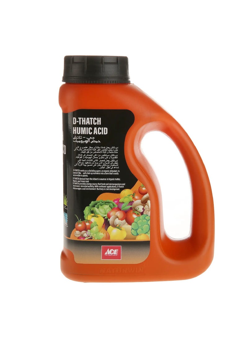 AGS AGS D-Thatch Humic Acid – 500ml | Organic Liquid Soil Conditioner & Lawn Thatch Remover for Healthy Root Growth  - Image 1