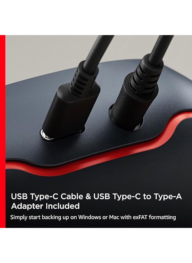 sandisk 8TB Desk Drive – Desktop External SSD, Up to 1000MB/s, USB -C, USB 3.2 Gen 2 Solid State Drive - SDSSDT40-8T00-NA25 - Image 5